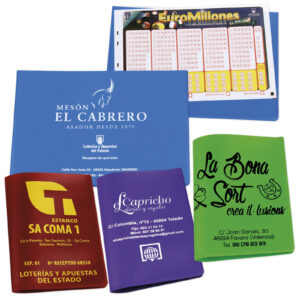 Porta loterías económico abierto 1 lado